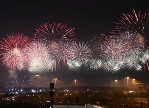 吉水县焰火晚会